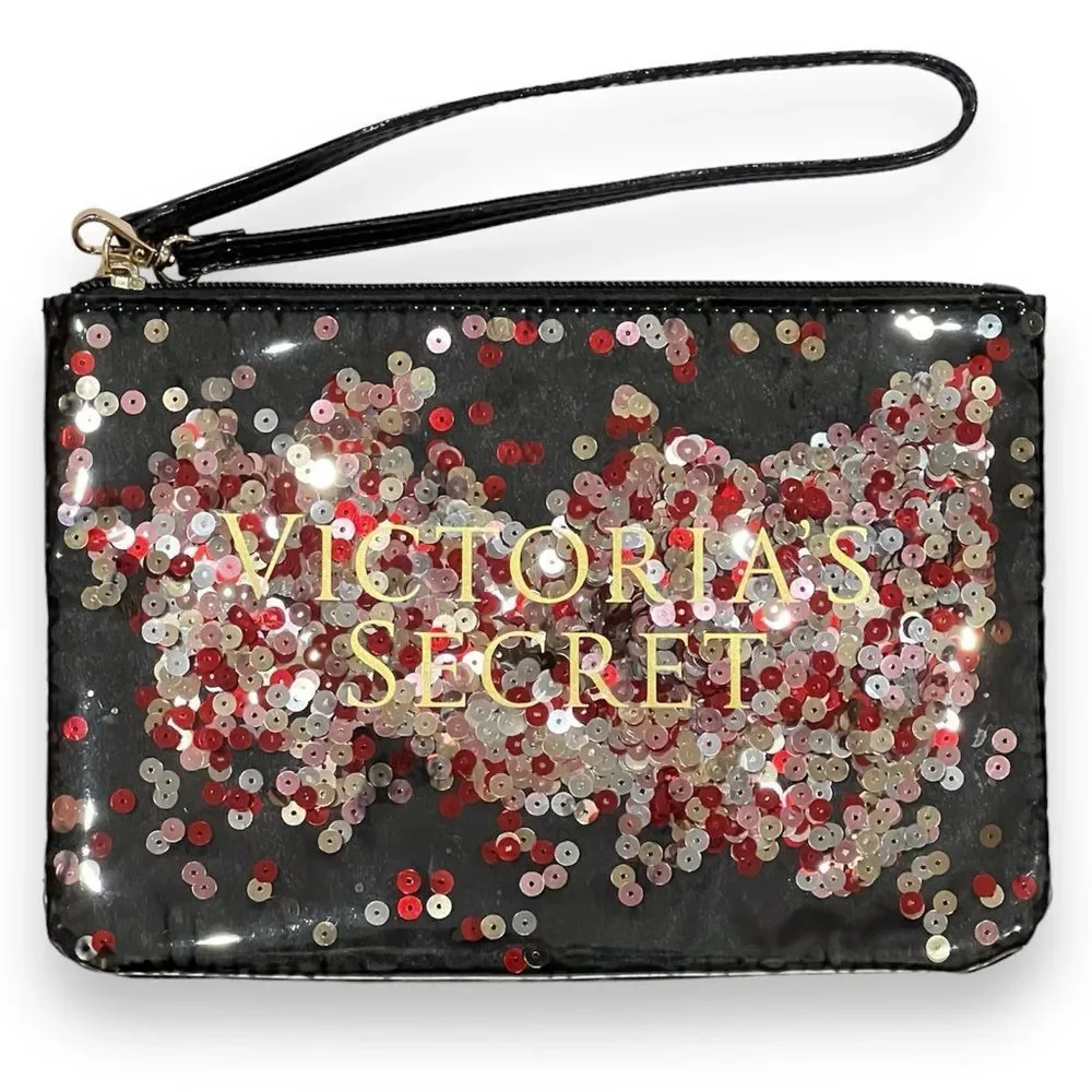 Victorias Secret Confetti Sequin Wristlet